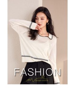 ニット・セーター | ニット レディース トップス 長袖 セーター プルオーバー シンプル 着痩せ 20代30代40代50代 お出かけ オシャレ 日常着 可愛い 部屋着 カジュアル