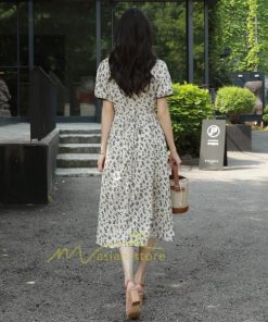 マキシ | ワンピース レディース 40代 キレイめ マキシワンピース 春夏 半袖ワンピース オシャレ結婚式ドレス お出かけ 30代 韓国ファッション 50代 上品 花柄 通勤通学