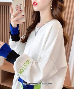 パーカー | トレーナー レディース プルオーバー クルーネック 長袖 トップス Tシャツ スウェット ゆったり トップス 大きいサイズ 秋冬 送料無料 おしゃれ 韓国