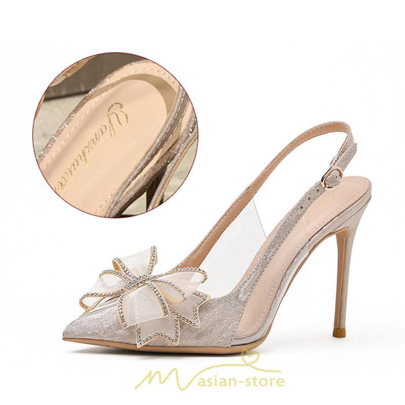 パンプス | ハイヒール ストラップ サンダル きらきら 滑り止め ヒール6cm8cm10cm ポインテッドトゥ レディース 痛くない ピンヒール 歩きやすい 美脚 宴会