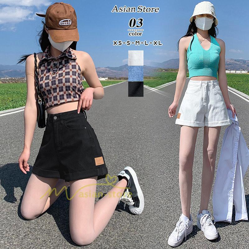 ショートパンツ | レディース ボトムス パンツ ロールアップデニム 夏新作 美脚 デニム ゆったり おしゃれ 通勤通学 20代30代40代 カジュアル お出かけ 韓国風