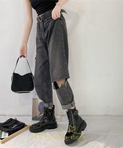 ショートブーツ | ブーツ レディース レースアップブーツ 履きやすい 卒業式 袴ブーツ 送料無料 スムース つやあり 美脚 編み上げ ブラック 黒 つや消し