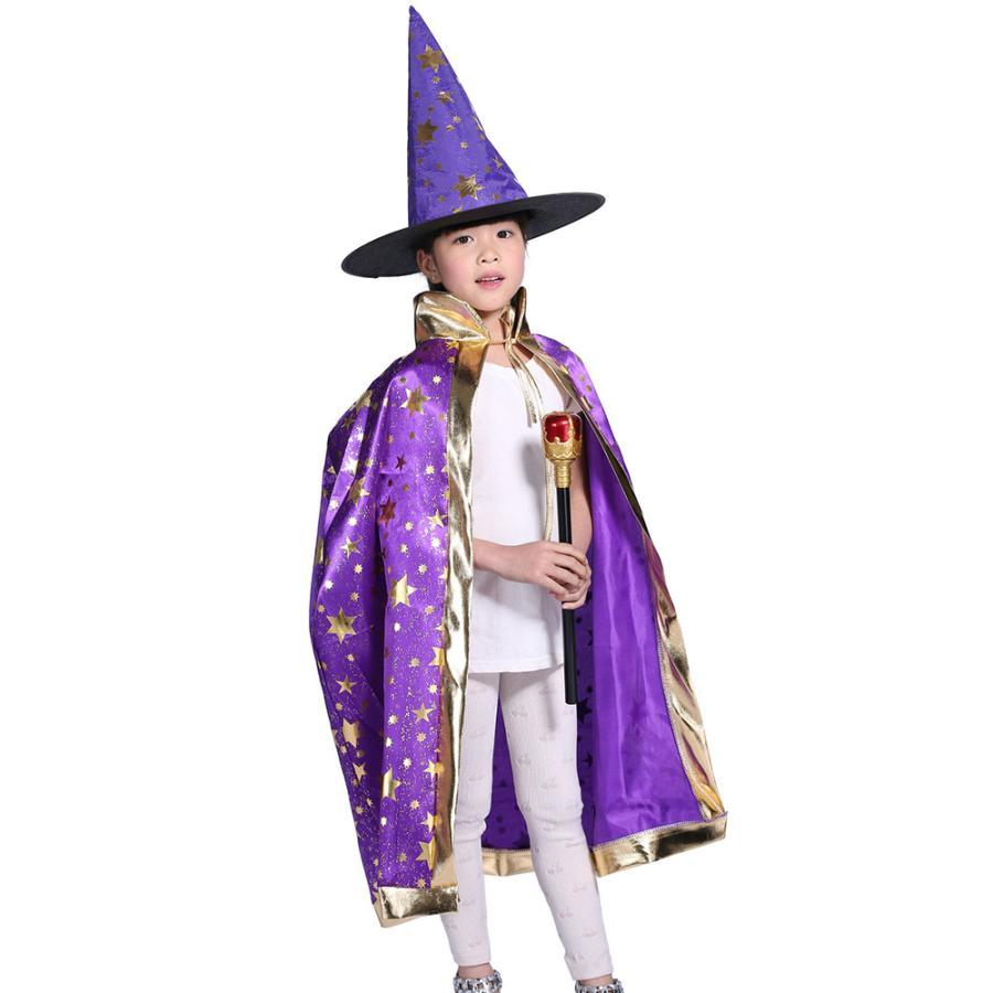 (子供)その他 | 子供 衣装 マント ハロウィン 帽子 魔女 魔法使い コスチューム