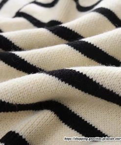 ニット・セーター | ニット カットソー セーター レディース トップス 秋冬 春 長袖 ニットセーター ボーダー ポロカラー プルオーバー 春秋 柔らかい 通学 ニットトップス 通勤