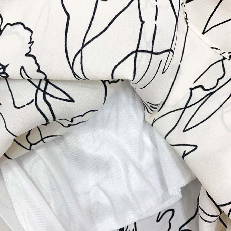 マキシスカート | 柄 ロングスカート 春 ウエストゴム スカート ミモレ丈スカート