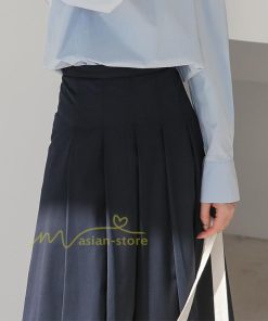 スカート | 春 夏 レディース ボトムス ロング膝下 プリーツマキシ大人 20代 30代 40代 OL ママ カジュアル 母 着痩せ 上品 通勤通学