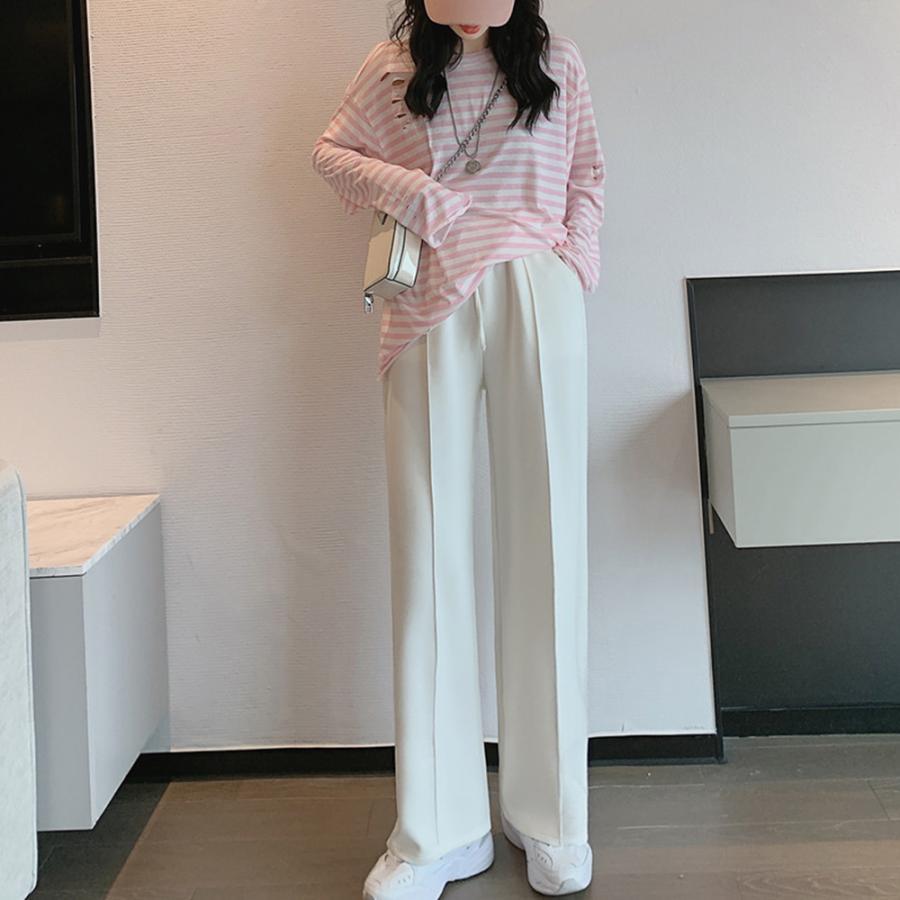 ワイドパンツ | スウエットパンツ 脚長 ストレートパンツ