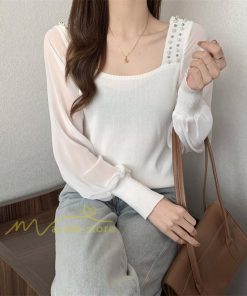 tシャツ・カットソー | カットソー トップス レディース ロンT Tシャツ 春 長袖 おしゃれ シフォンシャツ エレガント 20代30代40代 カジュアル お出かけ 着回し 通勤通学 ファッション