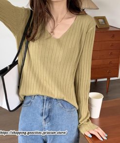 ニット・セーター | カットソー ニット レディース リブニット 長袖 秋冬 春 トップス スリム ストレッチ インナー 無地 着痩せ プルオーバー 長袖カットソー 長袖ニット 通学通勤