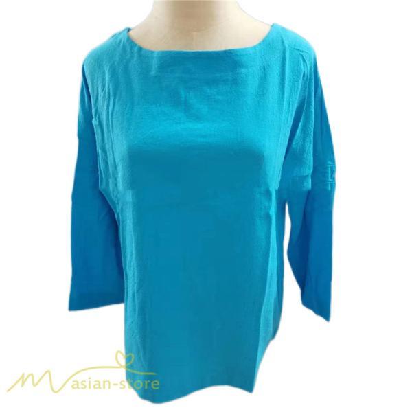 tシャツ・カットソー | Tシャツ カットソー レディース 無地 着痩せ カジュアルTシャツ ゆったり 7分袖 大きいサイズ 20代 30代 トップス 40代 かわいい シンプル 夏服 クルーネック