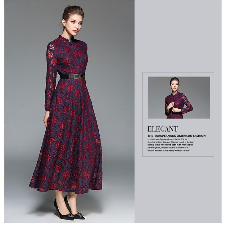 レースワンピース | ワンピース レディース 大きいサイズ マキシワンピース レースフレア ロング マキシワンピ きれいめ 通勤 上品 食事会 パーティー イベント 二次会 お洒落