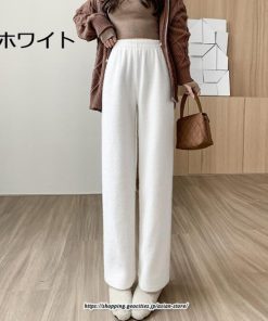 チノ・テーパード・ジョガー・スキニーパン | ワイドパンツ レディース 冬 秋 ニット きれいめ ボトムス ウエストゴム  ゆったり 体型カバー 着痩せ カジュアル 送料無料 10代20代30代40代50代