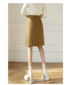 スカート | ミモレ丈ひざ丈レディース 無地 きれいめ 30代 40代 50代 着やせ 上品 通勤 通学 ラシャ キレイめ 2022新作 ハイウエスト 暖か 秋冬