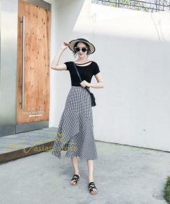 スカート | フレア ロング春物 レディース 春夏 スカート黒 ボトムス 春夏秋 新作 カジュアル 通勤通学 チェック柄 Aライン着やせ 20代30代40代