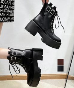 ショートブーツ | レースアップショートブーツストームブーツ