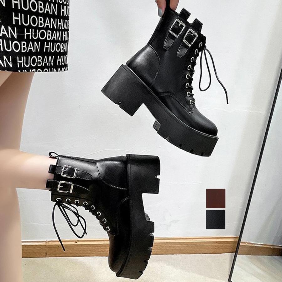 ショートブーツ | レースアップショートブーツストームブーツ