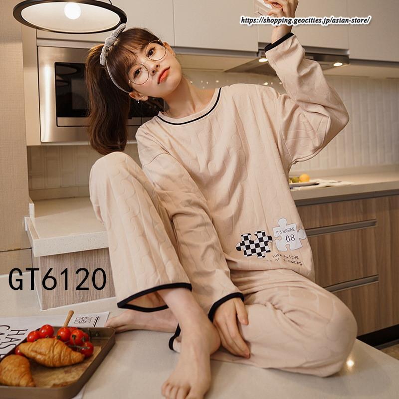 パジャマ ルームウェア | パジャマ レディース ナイトウエア 長袖 部屋着 プルオーバー ルームウェア 上下セット 寝巻き 春秋 リラックス 長袖ルームウェア 通気 着やすい