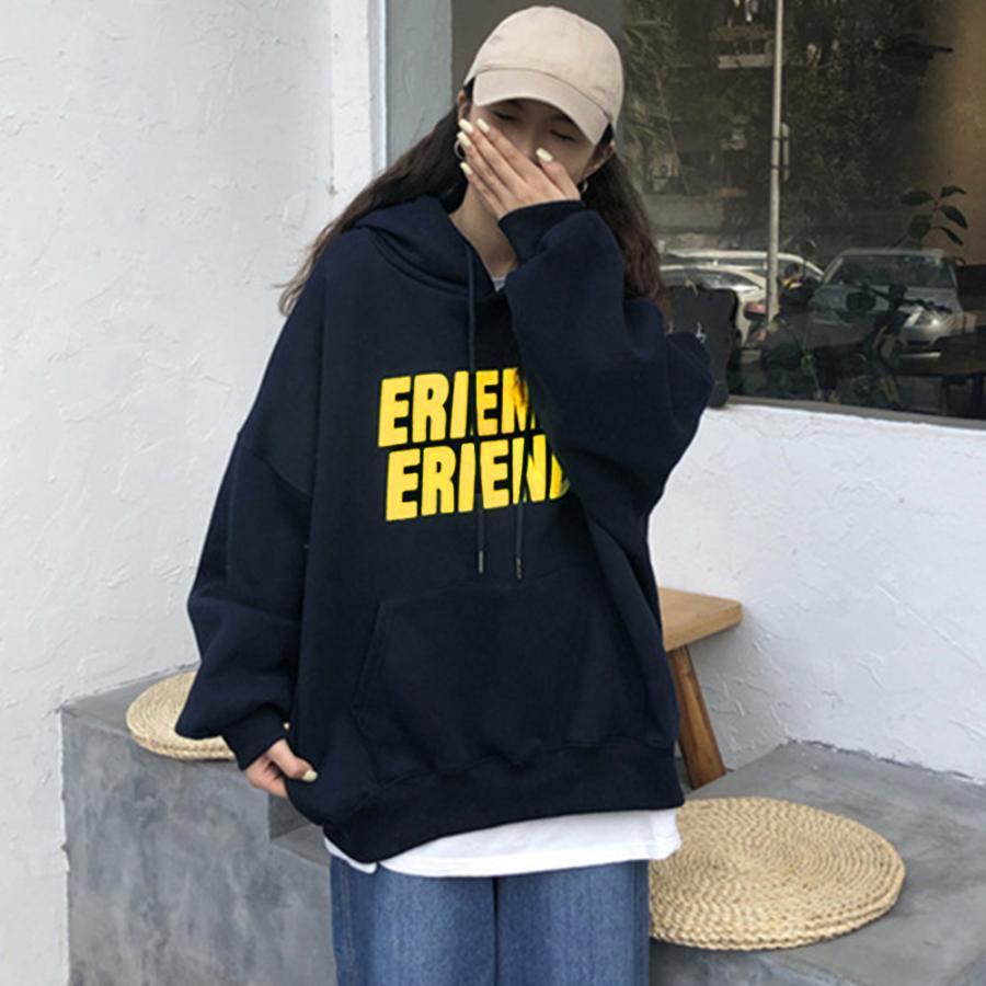 パーカ | パーカー レディース裏起毛ロゴスウェット