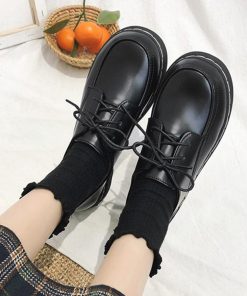 ショートブーツ | 靴 レースアップ レザー調 歩きやすい 厚底 ドレスシューズ レディース シューズ シンプル