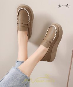 ローファー | パンプス レディース 痛くない 歩きやすい ローヒール カジュアル 春 夏 秋 冬 履きやすい 韓国風 人気 通学 通勤 可愛い お出かけ