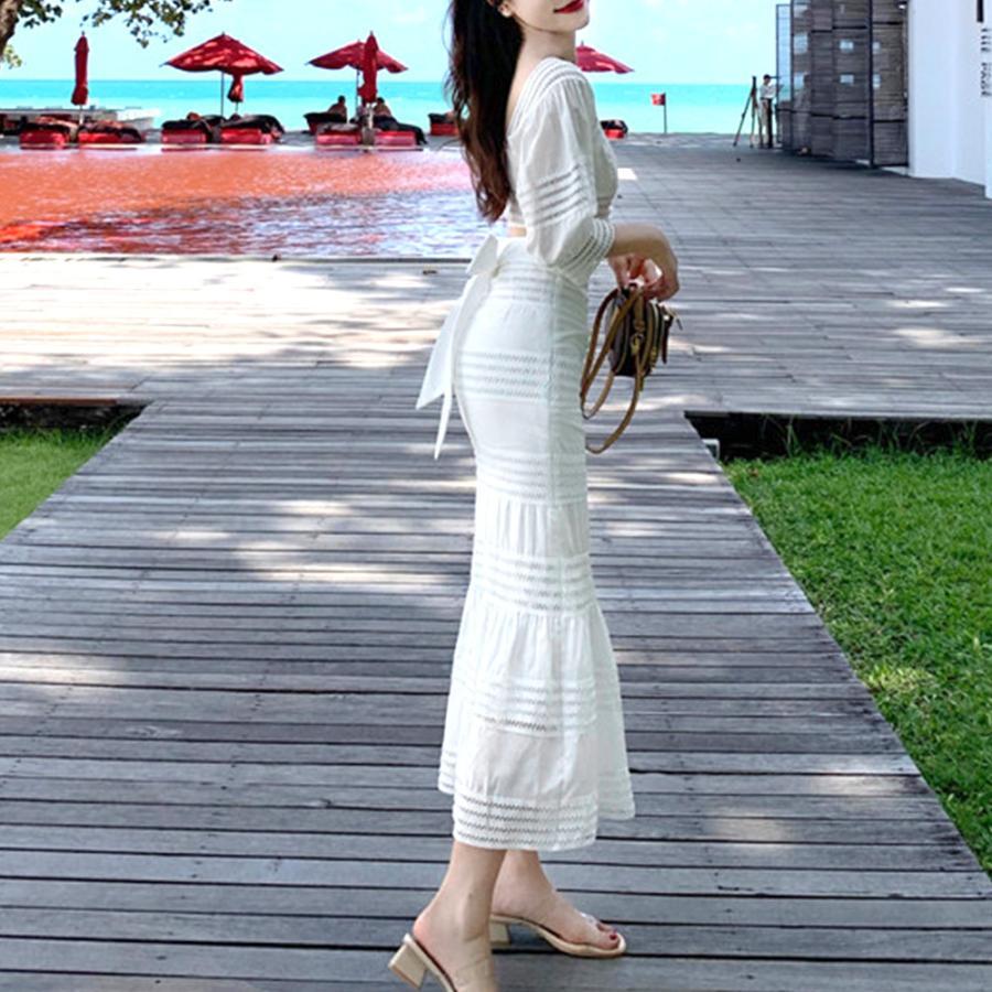 セットアップ | レディース スカート 白韓国