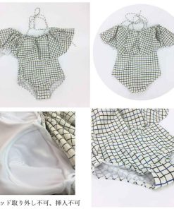 ビキニ | セクシー リゾート フリル 水着レディース 谷間 水着 ワンピース 水着 オールインワン