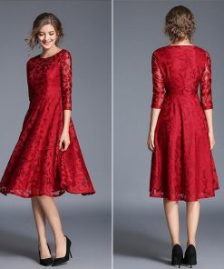 レースワンピース | ワンピース ドレス ロングドレス レースワンピ 結婚式 パーティードレス 二次会 フォーマル レデイース エレガント お呼ばれ ロングワンピ 七分袖