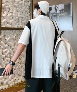 Tシャツ | ポロシャツ メンズ 切り替え メンズシャツ 半袖 カジュアル シンプル 無地 ポロ プルオーバー 夏新作 カッコウイイ トップス 半袖サマーシャツ 夏服