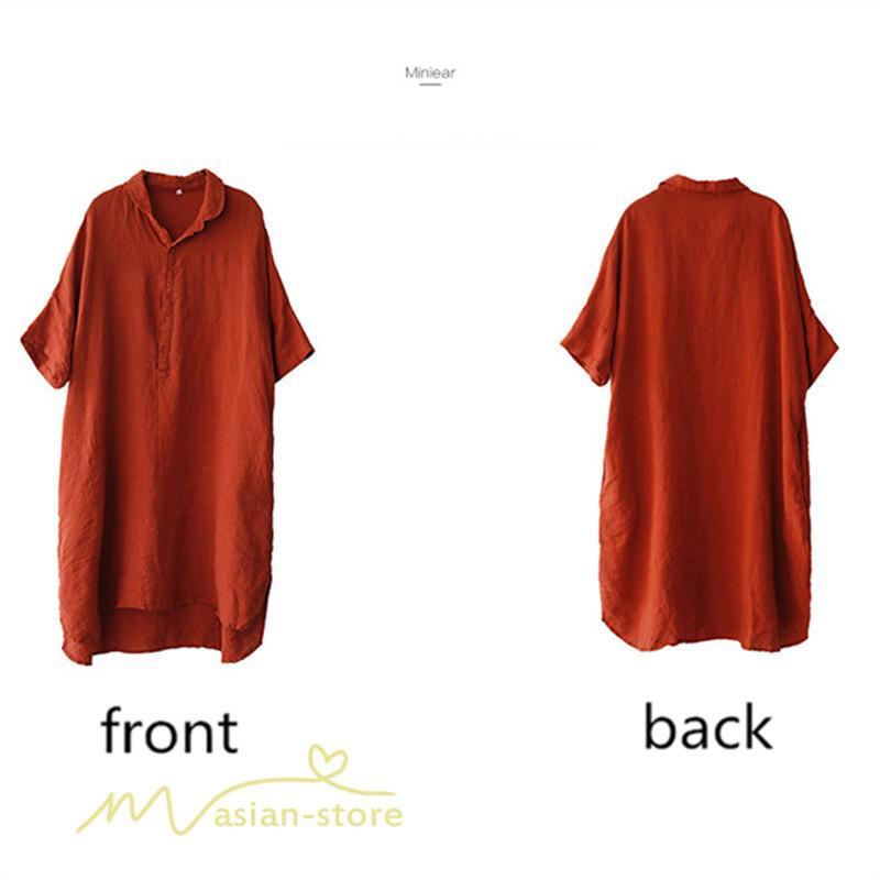 送料無料SALE | ワンピース レディース 夏 カットソー シャツワンピース スカート 麻 綿 大きいサイズ サマー Tシャツ 可愛い 30代 40代 20代 体型カバー ゆったり 送料無料