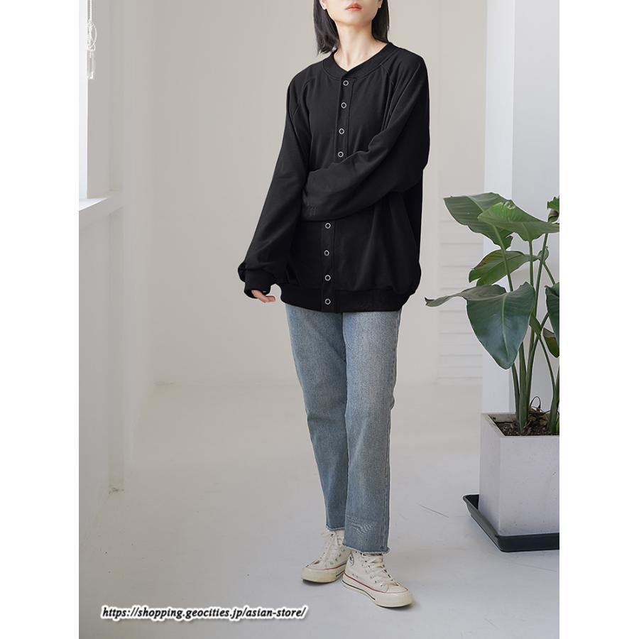 コート・ジャケット | コクーン2WAYカーデ カーディガン レディース 長袖 ジャケット アウター ゆったり コート 秋冬 スタンドカラー 前後 ミドル丈 ボタン ポケット トレーナー