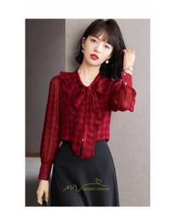 シャツ・ブラウス | シャツ ブラウス 春 秋 冬 シフォン 長袖 レディース フォーマル 通勤 OL オフィス ビジネス カジュアル リボン 綺麗 可愛い おしゃれ 高級感 キレイめ