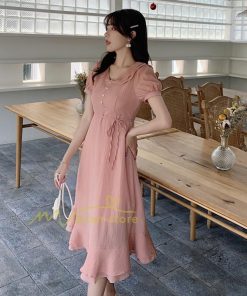 マキシ | ワンピース レディース 夏 40代 きれいめ 膝丈ワンピース 夏 半袖 ワンピ フリル ロング丈ワンピ オシャレ 着痩せ 新作 お出かけ カジュアル 通勤通学 上品 春物