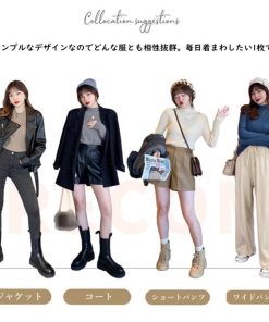 ニット・セーター | リブニットトップス プチハイネック