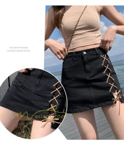 ショートパンツ | スカート風レディースデニムショーパン ハイウエスト 短パン 20代30代40代 カジュアル 通勤通学