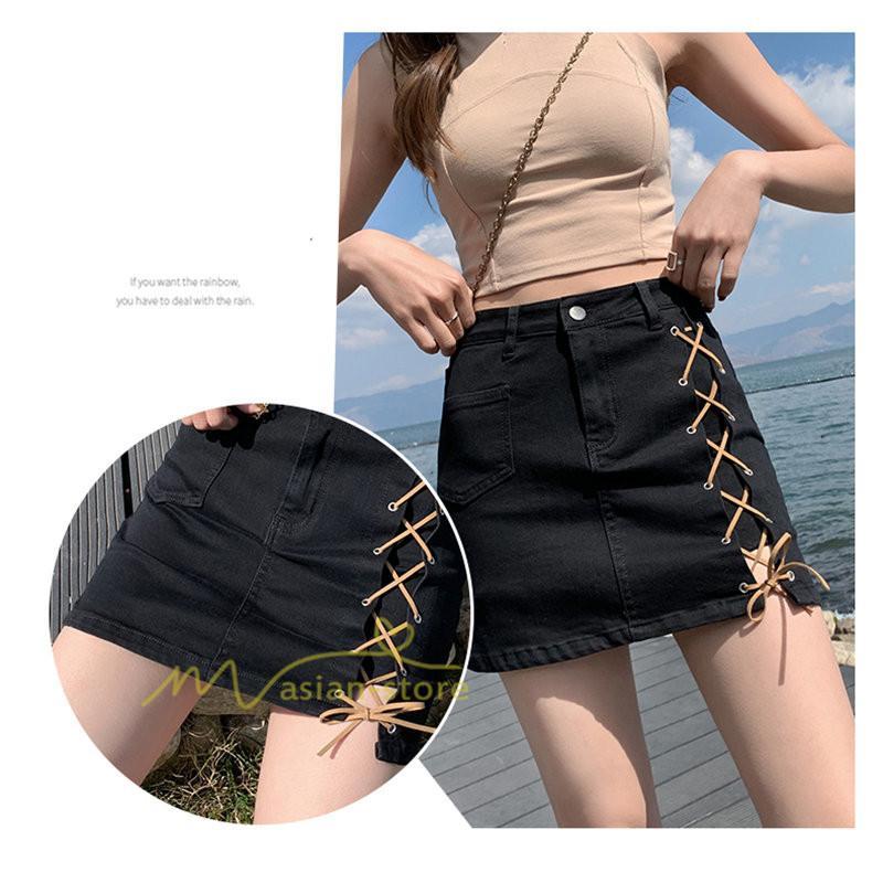 ショートパンツ | スカート風レディースデニムショーパン ハイウエスト 短パン 20代30代40代 カジュアル 通勤通学