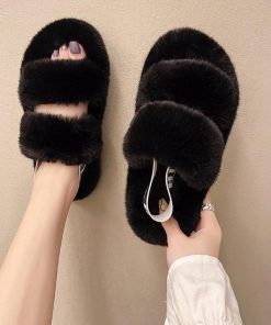 サンダル | ファーレディースファースリッパ