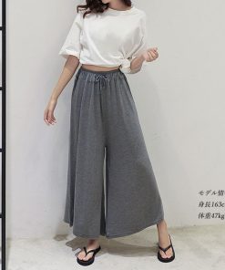 ワイドパンツ | レディース ガウチョパンツ スカーチョ ゆったり パンツ ウエストゴム