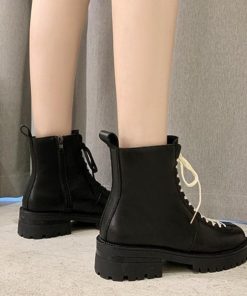 ショートブーツ | 厚底 レディース 裏起毛