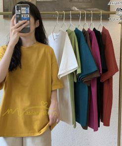 ｔシャツ・カットソー | Tシャツ レディース 半袖 春 夏 秋 トップス カットソー カジュアル シンプル ゆったり 20代30代40代50代 体型カバー 通勤通学 着回し 無地人気 お出かけ 上品