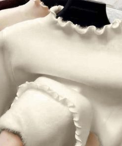 ニット・セーター | 裏起毛ハイネックニットトップスレディース