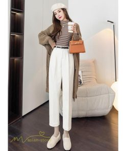 チノ・テーパード・ジョガー・スキニーパン | パンツ レディース 秋冬 コーデ ビジネスパンツ ロング丈 着痩せ テーパードパンツ OL ビジネス ラシャ 大きいサイズ カジュアル 冬 お出かけ パンツ 秋 無地