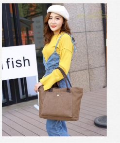 女性用バッグ | トートバッグ レディース キャンパスバッグ かばん 肩掛けバッグ 韓国風 A4対応 収納 帆布 カジュアル おしゃれ 手提げ袋 軽い 新品 エコバッグ 大容量 Bag