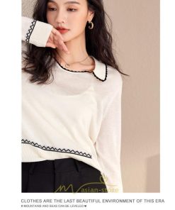 ニット・セーター | ニット レディース トップス 長袖 セーター プルオーバー シンプル 着痩せ 20代30代40代50代 お出かけ オシャレ 日常着 可愛い 部屋着 カジュアル