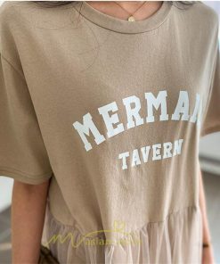 マキシ | ワンピース レディース マキシ丈 コットン 体型カバー 着痩せ 韓国風 30代 40代 50代 丸ネック 通勤 OL 新作 2022 お出かけ デート おしゃれ キレイめ