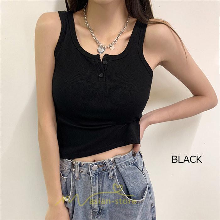 キャミ・タンク | キャミソール レディース トップス ノースリーブ ファッション 韓国風 きれいめ お出かけ ニット 夏 無地 インナー ゆったり デート ナチュラル