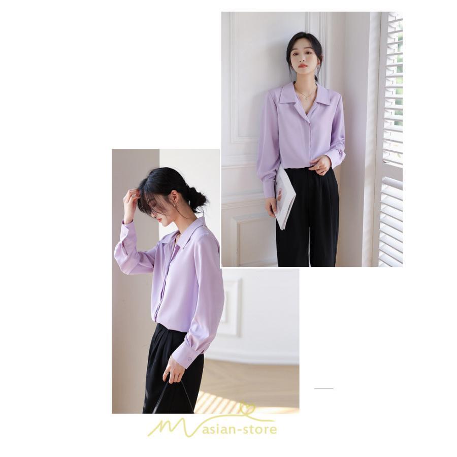 シャツ・ブラウス | ブラウス レディース シャツ きれいめ 40代 春夏 秋 長袖 着痩せ オシャレ 韓国風 大人 30代 50代 40代 就活 OL 母 オフィス ママ ビジネス 通勤