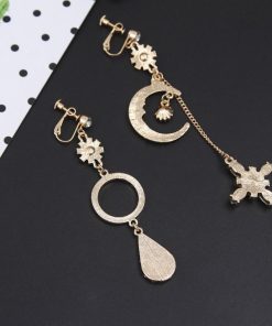 その他アクセサリー | 大ぶりピアス イヤリング ロングピアス レディース アシンメトリー 揺れる キラキラ