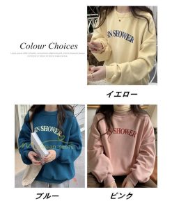パーカー | トレーナー レディース 長袖トレーナー ゆったり トップス プルオーバー 40代 50代 英字 秋冬コーデ スウェット カジュアル 20代 30代 Tシャツ お出かけ