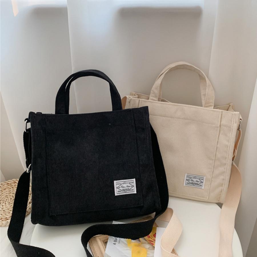 ショルダーバッグ | コーデュロイ ミニトートバッグ 3way