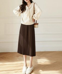 ロングスカート | タイトスカート プリーツスカート 韓国風